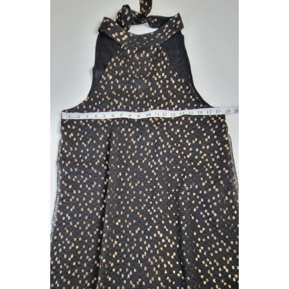 Chelsea 28 Black Mini Shift Party Dress Medium - Picture 5 of 10